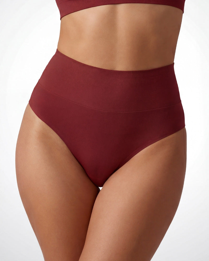Seamless High-Waist Thong Underwear 5-Pack - FirmaSmooth