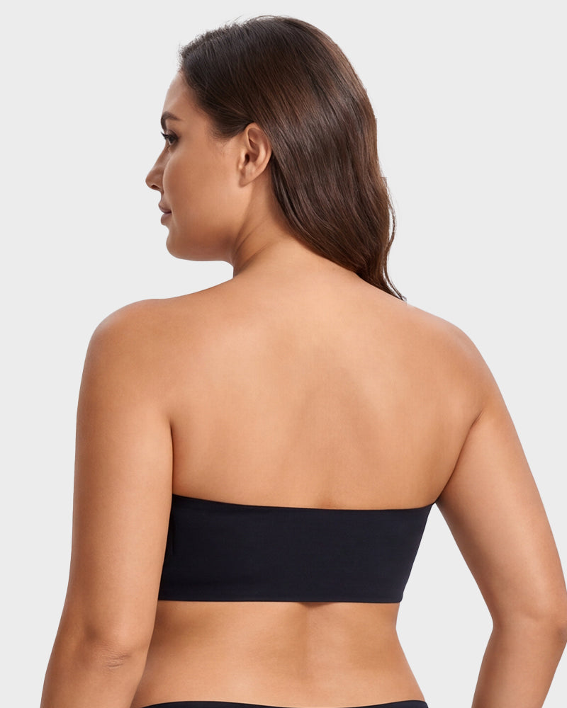 No-Slip Front Closure Strapless Push-Up Bra - FirmStay