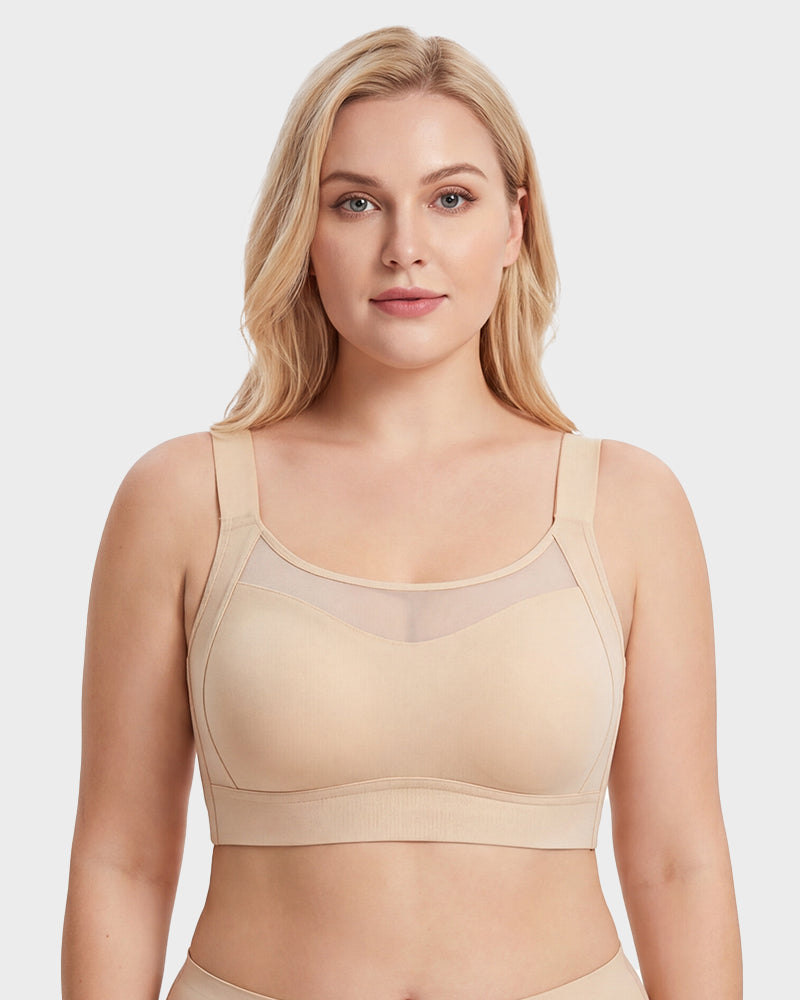 No-Spill Full Coverage Seamless Support Bra - FirmaSmooth