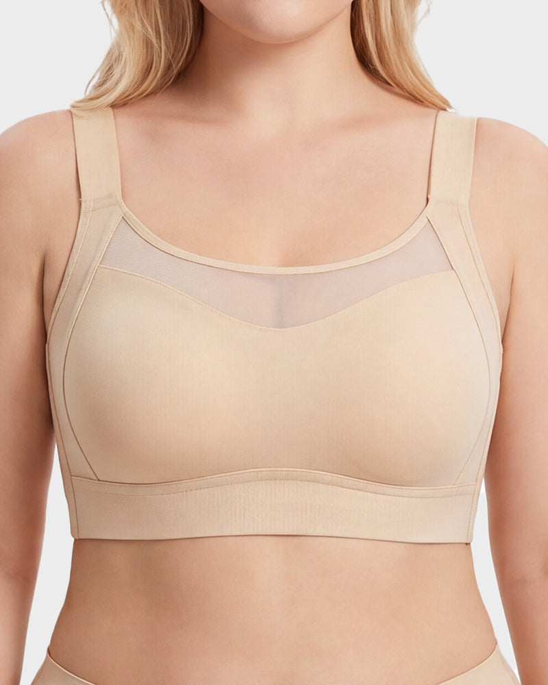 No-Spill Full Coverage Seamless Support Bra - FirmaSmooth