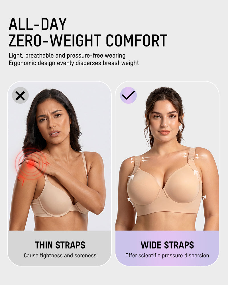 Wireless Lift Bra with Adjustable Clasp - FirmaLift