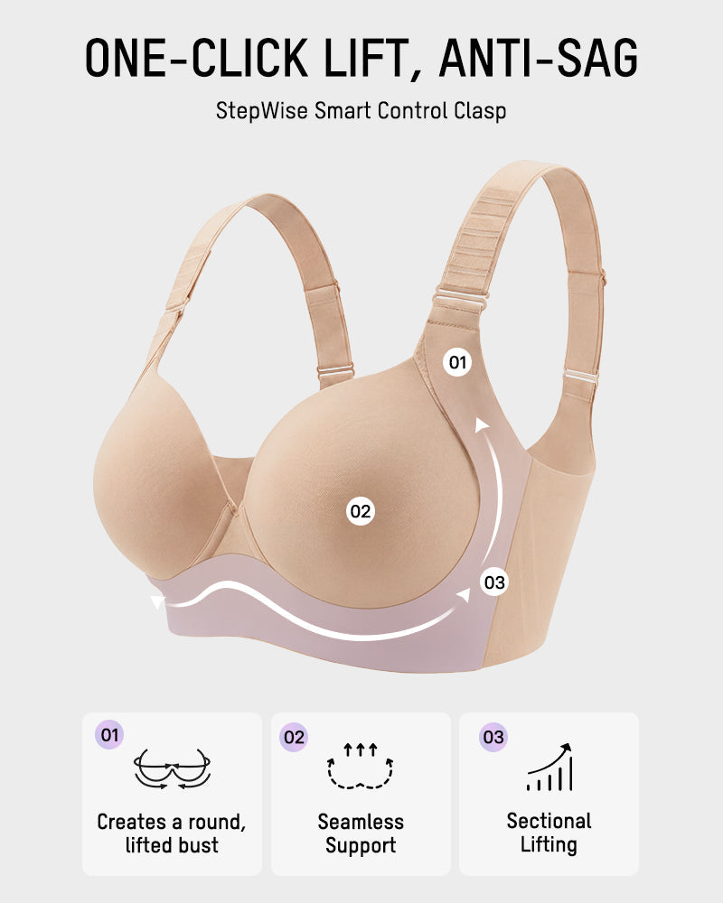 Wireless Lift Bra with Adjustable Clasp - FirmaLift