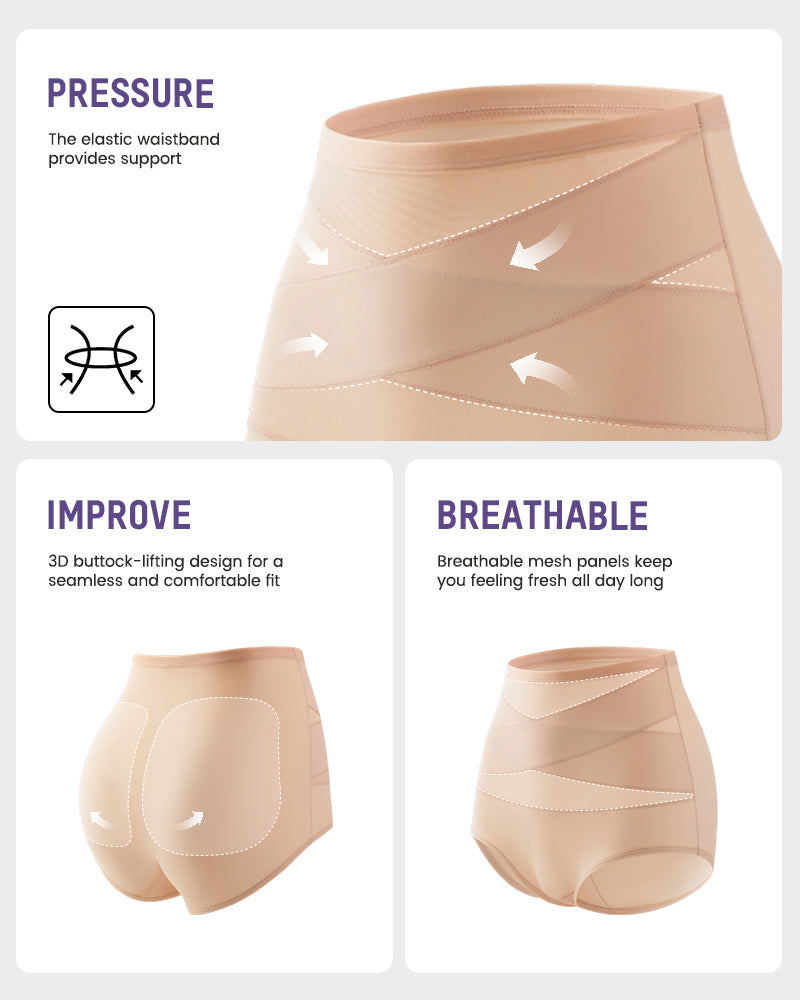 High-Waist Tummy Control Knickers 5-Pack - FirmaControl