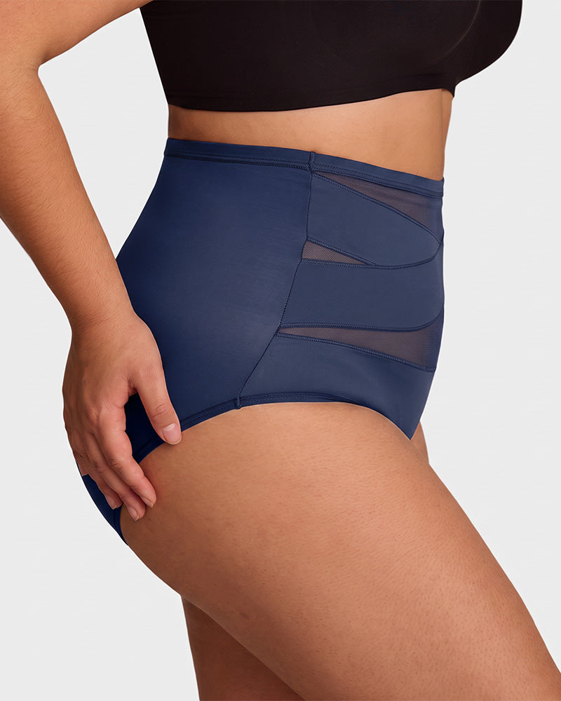 High-Waist Tummy Control Knickers 5-Pack - FirmaControl