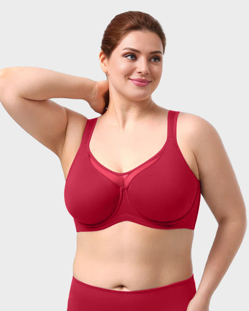 Plus Size Cooling Full Coverage Minimizer Bra - FirmaBreeze