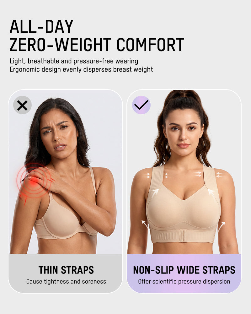 Posture Support Wireless Sports Bra - FirmaActive