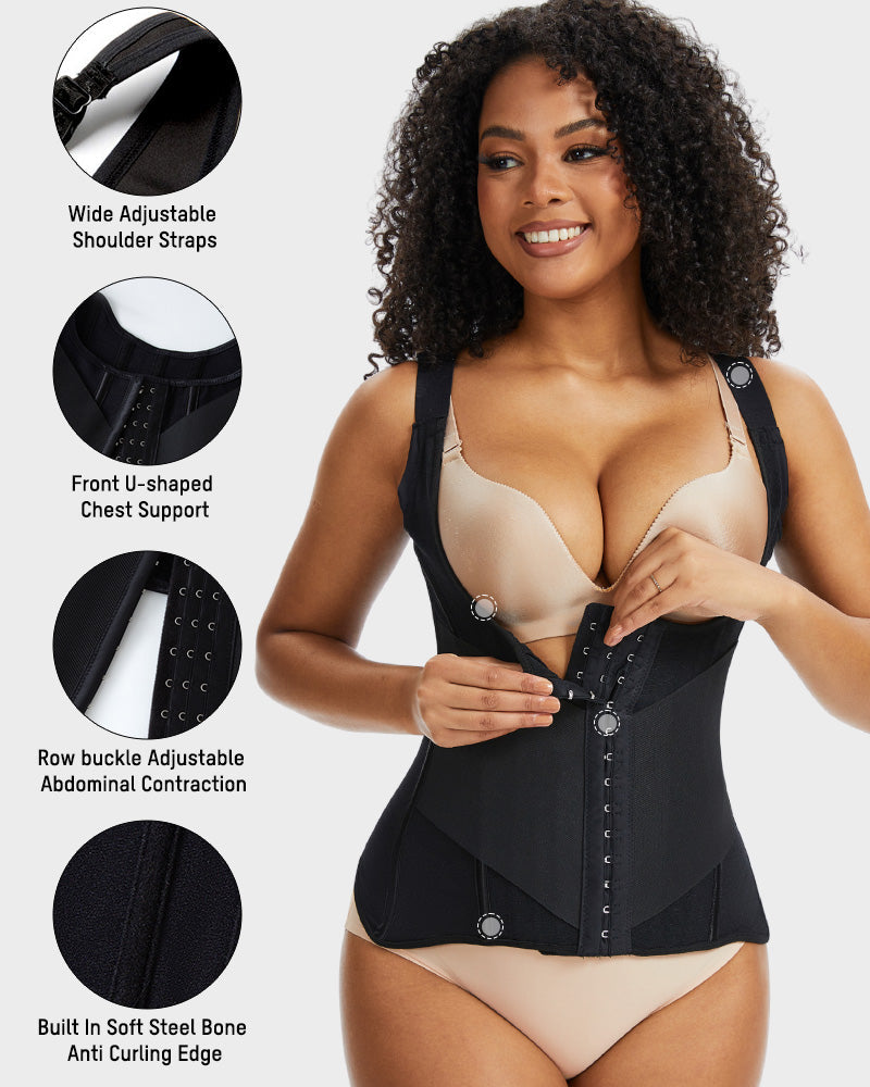 Double-Layer Power Mesh Waist Trainer - FirmaControl