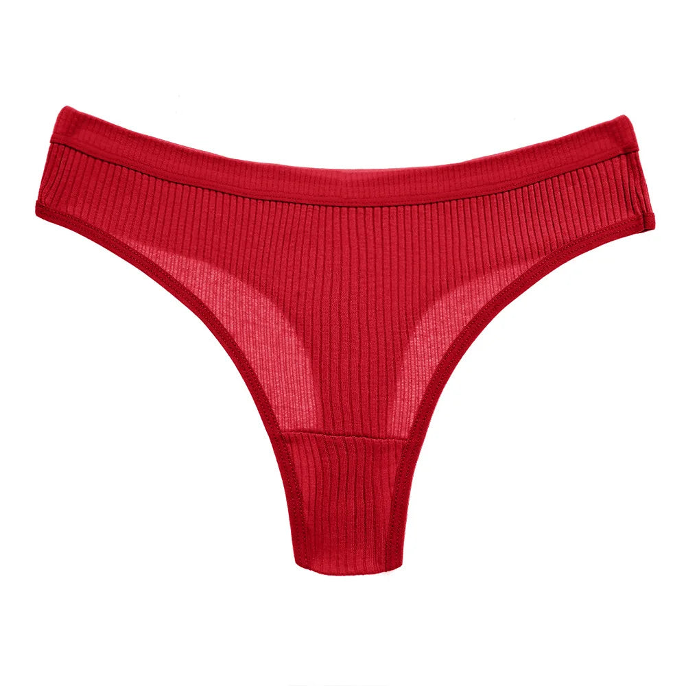 StripeAir™ 4PCS Soft Cotton G‑String Set