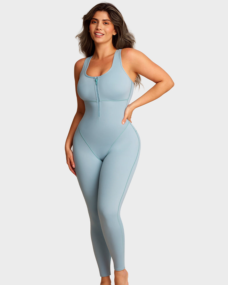 Sauna Workout Compression Jumpsuit - FirmaActive