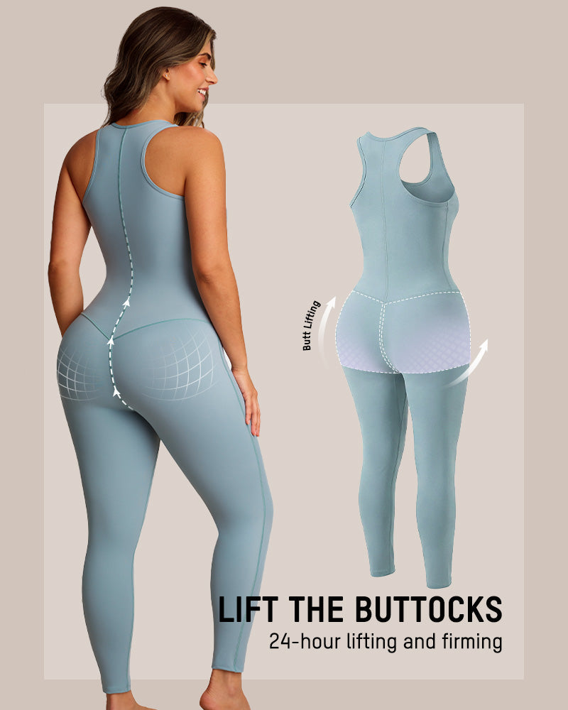 Sauna Workout Compression Jumpsuit - FirmaActive