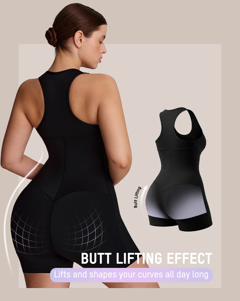 Sauna Sculpting Workout Romper - FirmaActive