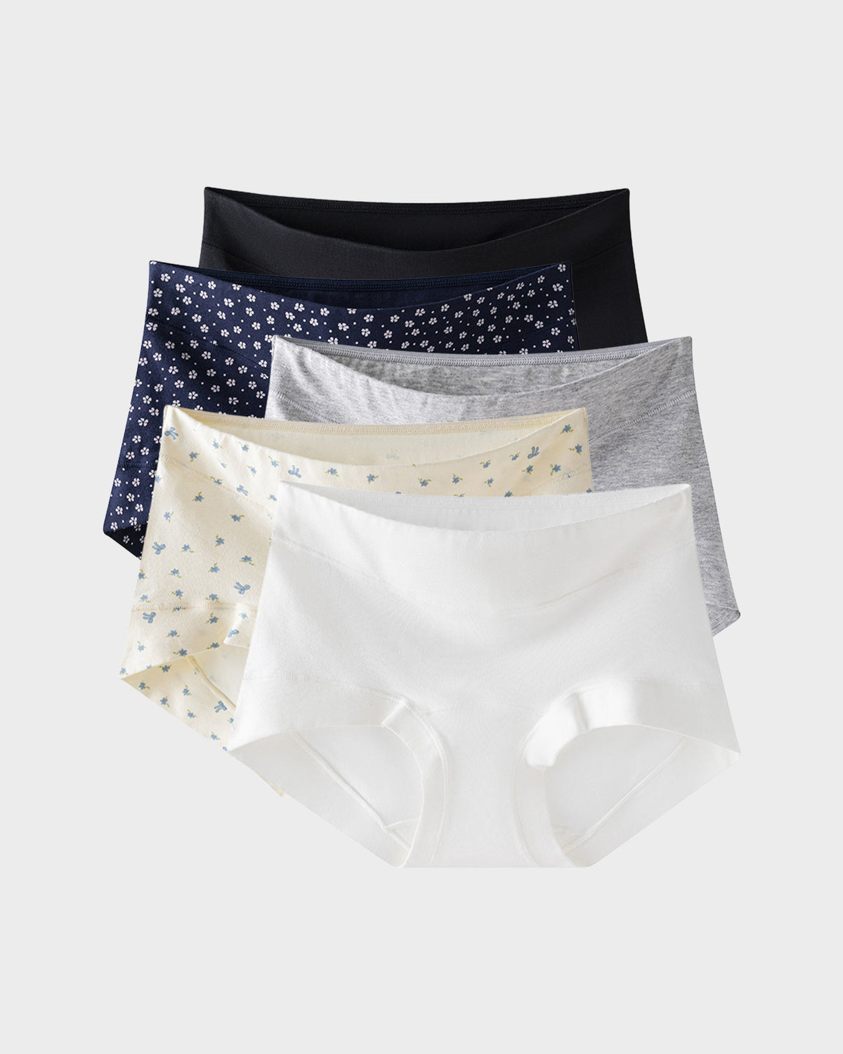Seamless Antibacterial Cotton Boxer Briefs 5-Pack - FirmaSoft