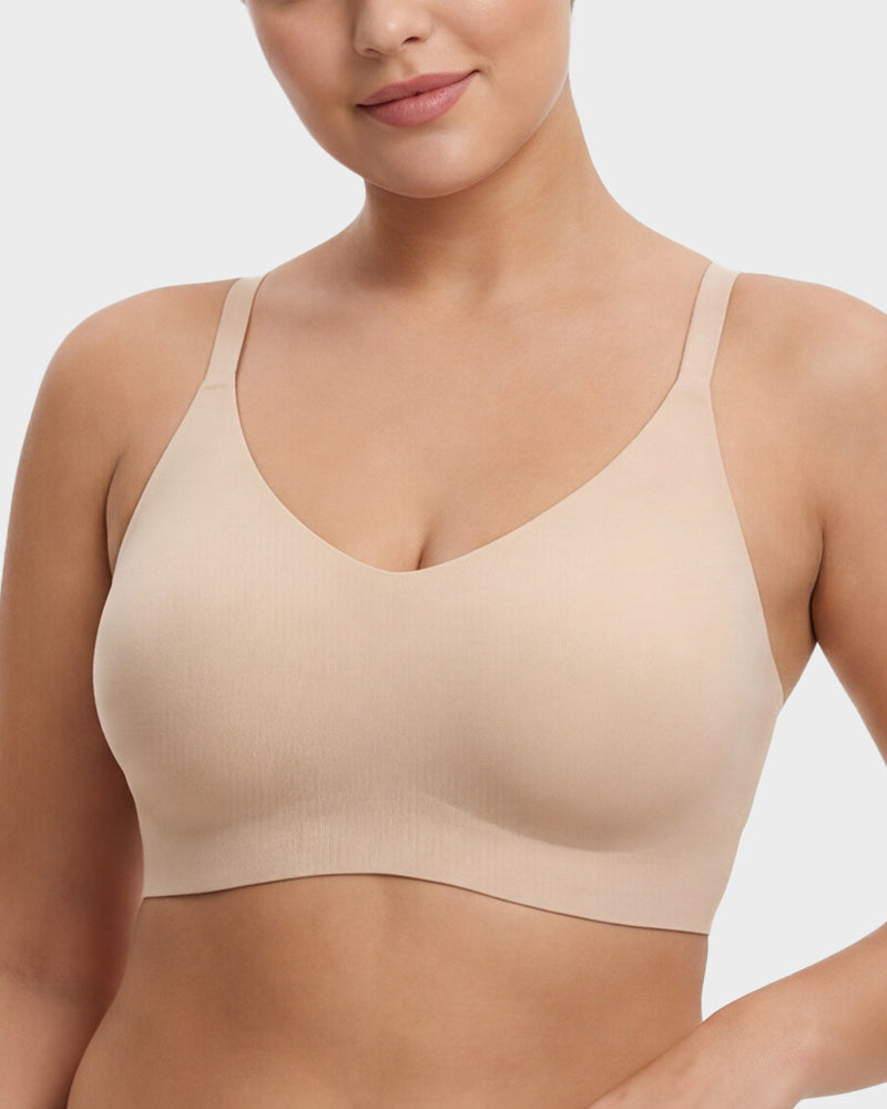 Seamless Backless Lace Bralette - FirmaLace