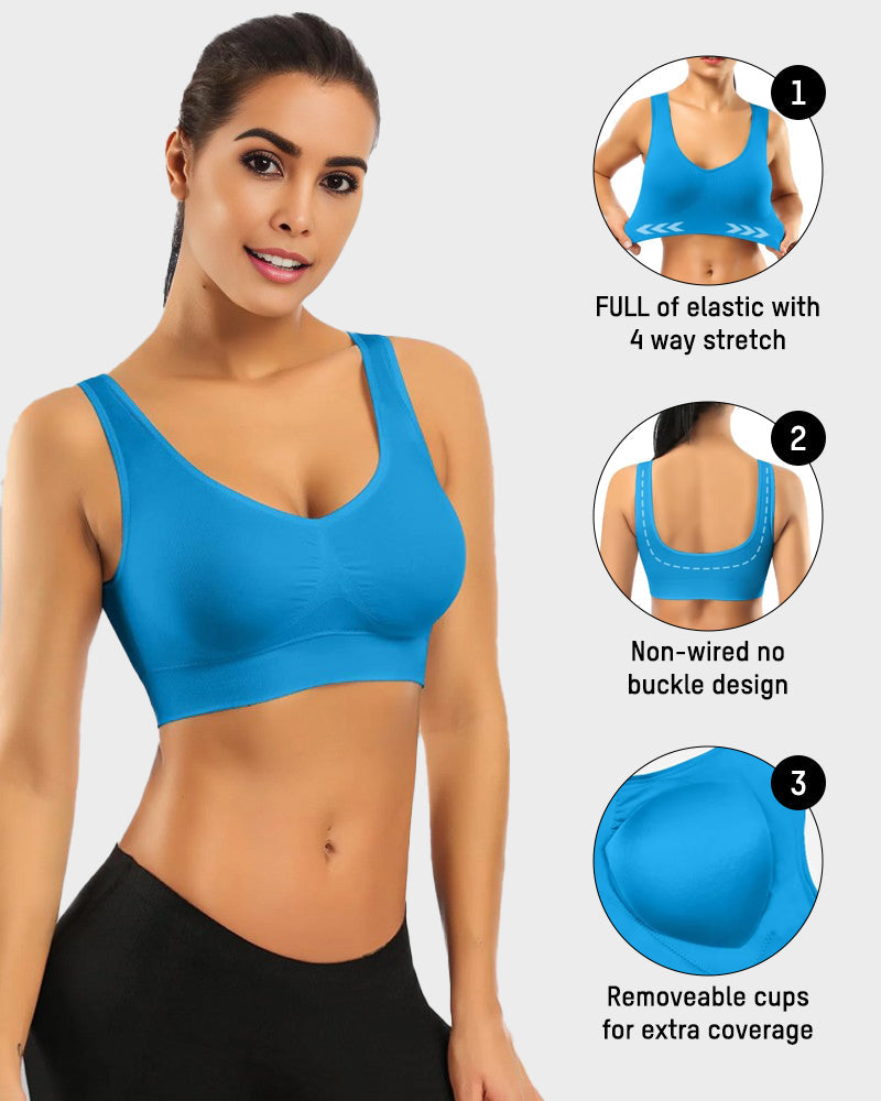 Seamless Workout Sports Bra - FirmaActive