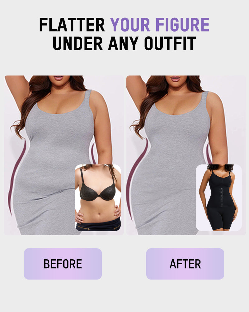 Seamless Double Compression Shaping Bodysuit - FirmaSculpt