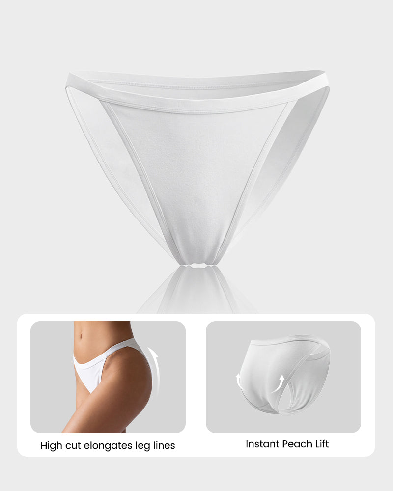Seamless High-Cut Briefs 5-Pack - FirmaSmooth