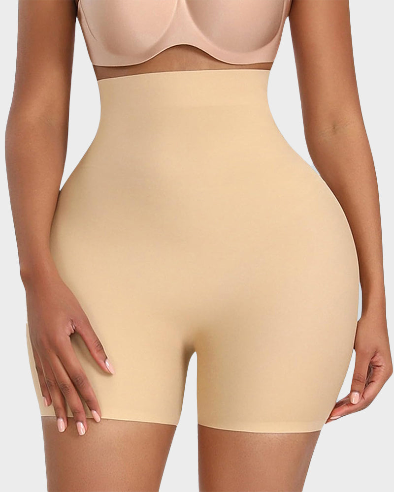 High-Waist Booty Lift Tummy Control Shapewear Shorts - FirmaControl
