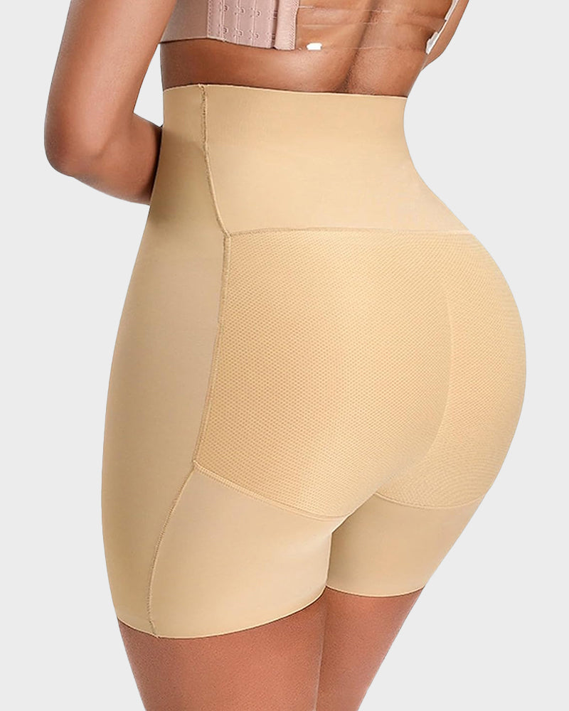 High-Waist Booty Lift Tummy Control Shapewear Shorts - FirmaControl