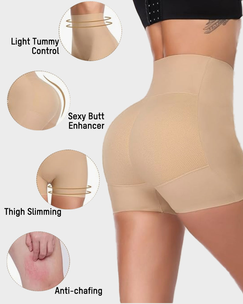High-Waist Booty Lift Tummy Control Shapewear Shorts - FirmaControl