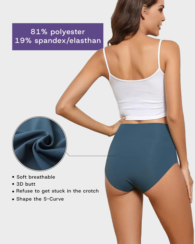 Seamless High-Waist Comfort Knickers 6-Pack - FirmaSmooth