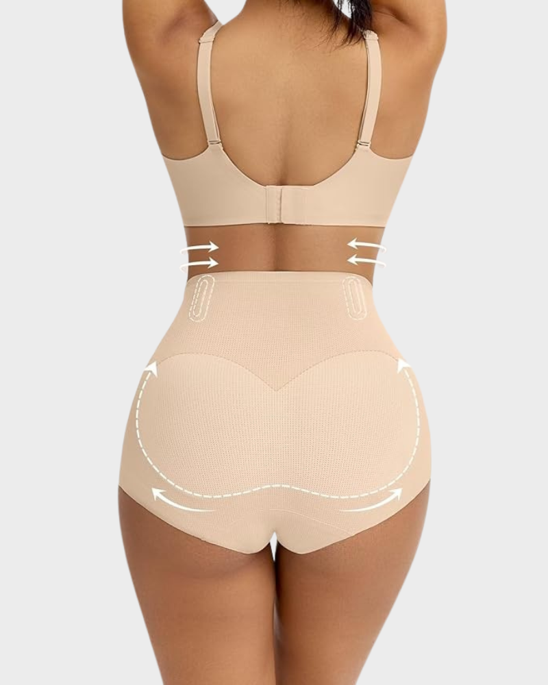 High-Waisted Tummy Control Shaping Briefs 3-Pack - FirmaControl