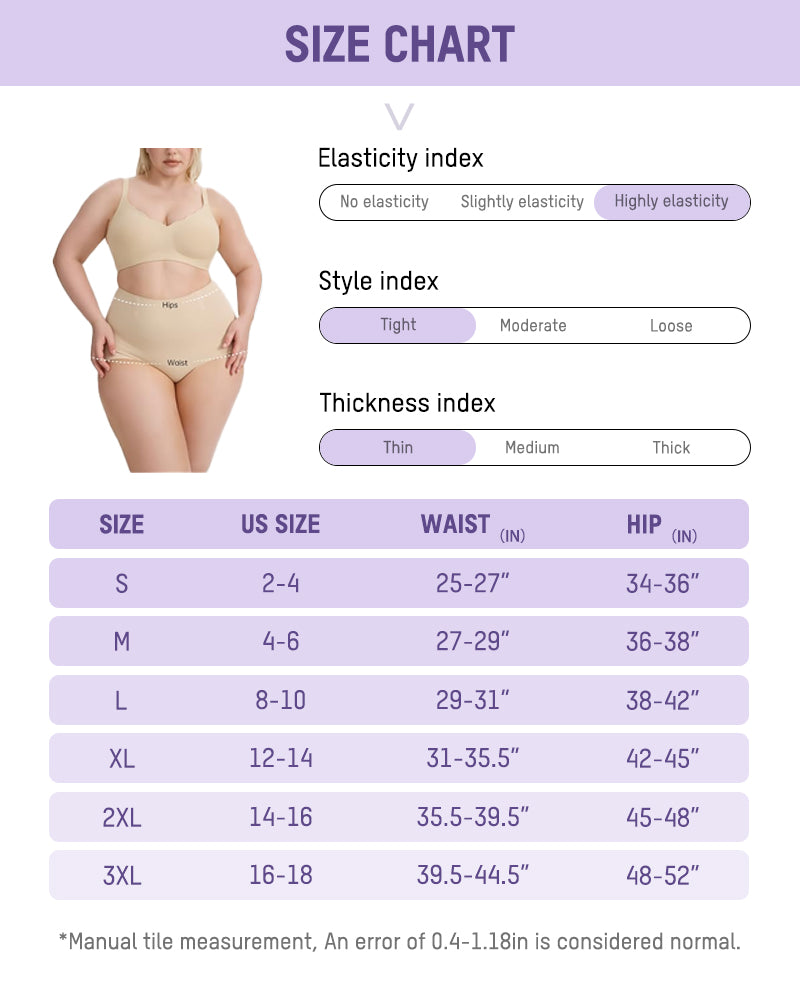High-Waisted Tummy Control Shaping Briefs 3-Pack - FirmaControl