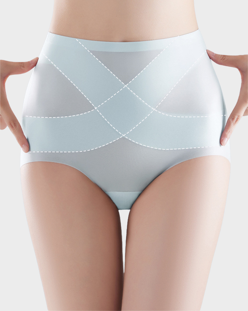 Seamless High-Waist Tummy Control Knickers 4-Pack - FirmaControl