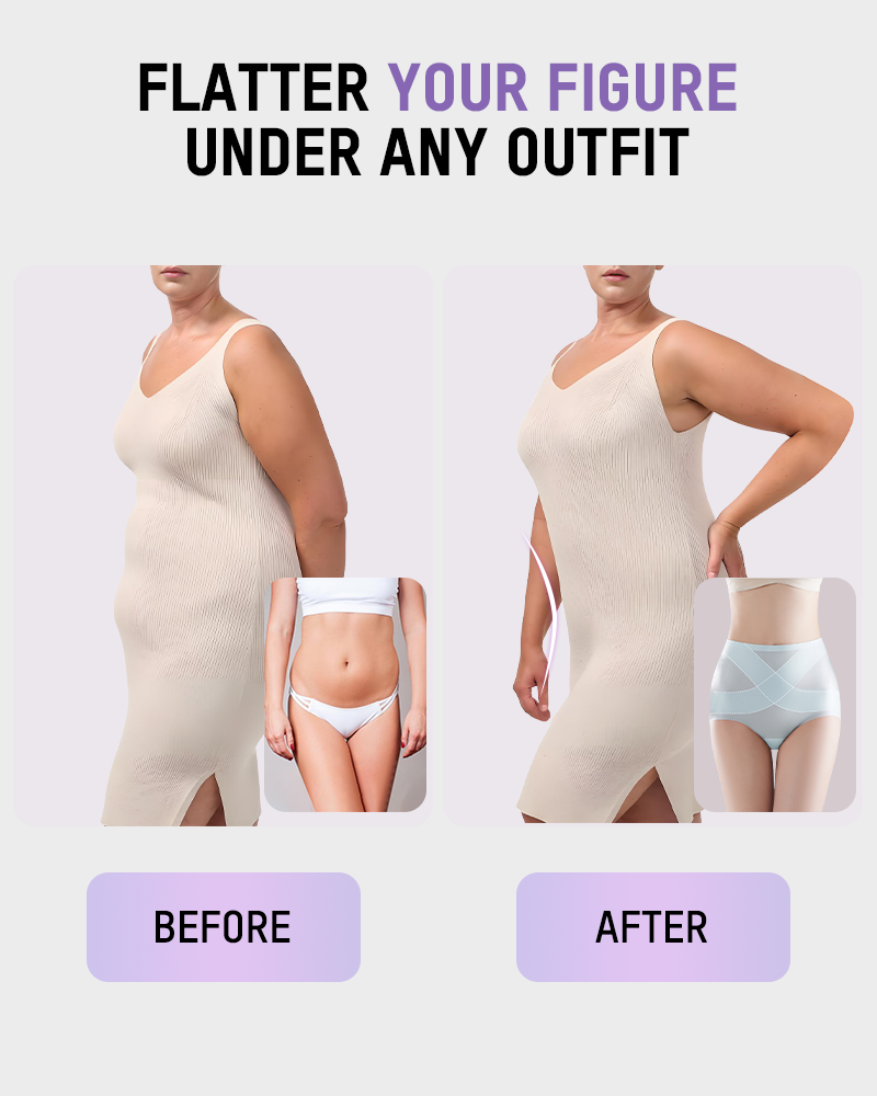 Seamless High-Waist Tummy Control Knickers 4-Pack - FirmaControl