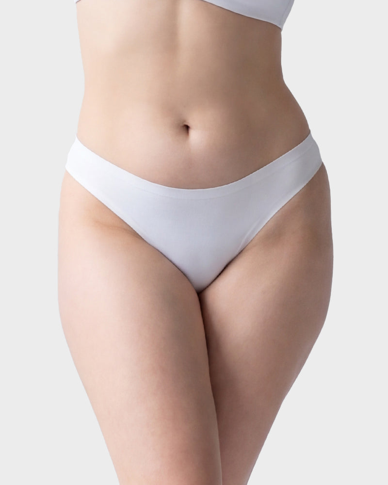 Seamless Ice Silk No-Show Thong Underwear 5-Pack - FirmaSmooth