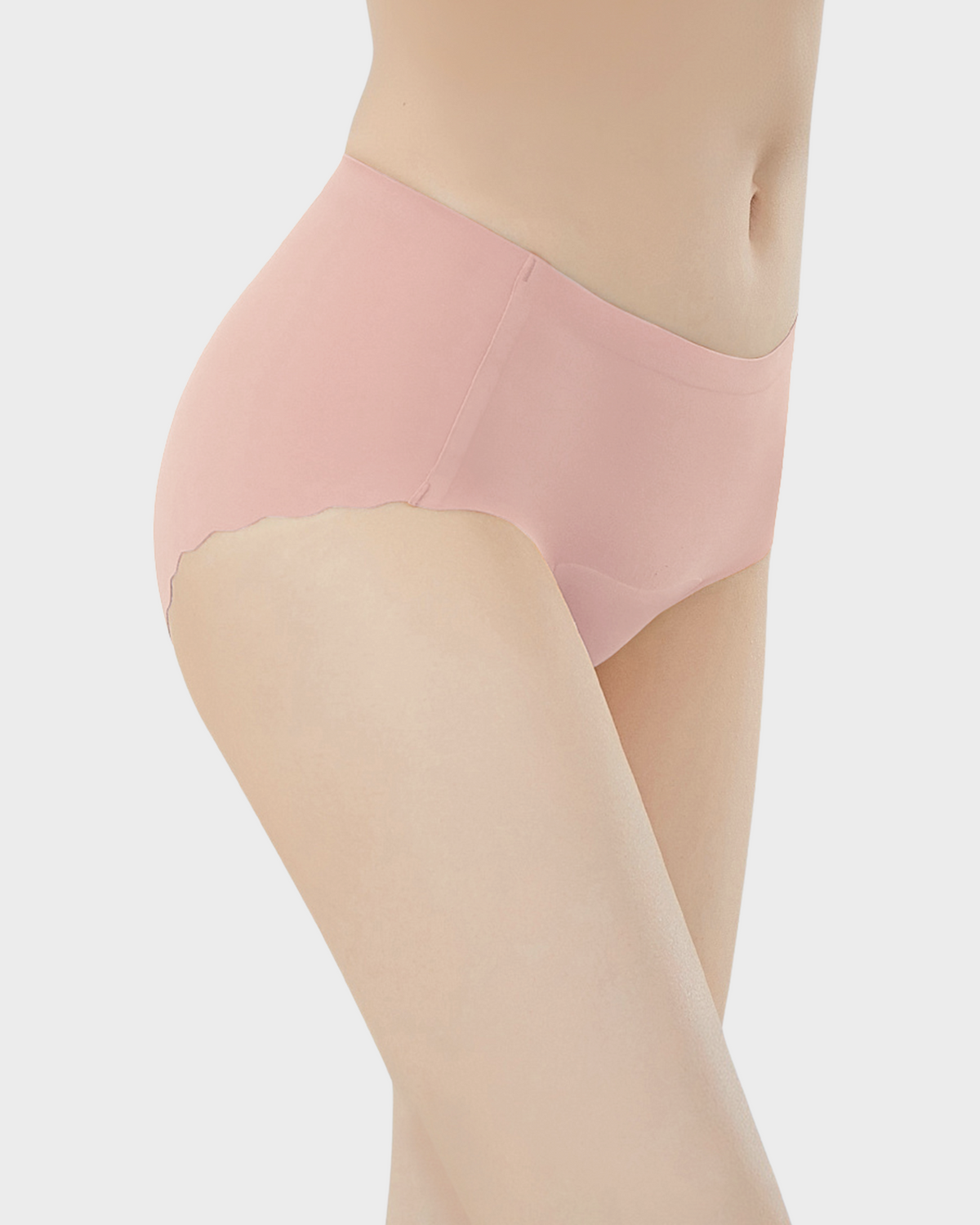 Seamless No Camel Toe Silk Antibacterial Gusset Knickers 5-Pack - FirmaSmooth