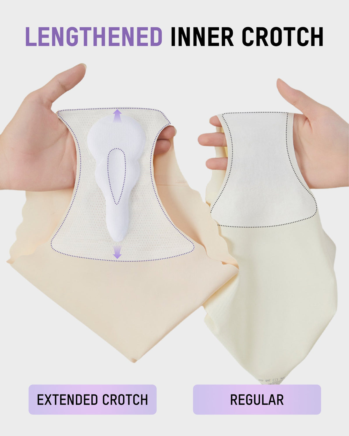 Seamless No Camel Toe Silk Antibacterial Gusset Knickers 5-Pack - FirmaSmooth