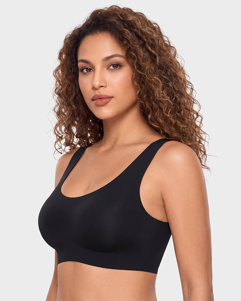 Seamless Wireless Full-Coverage T-Shirt Bra - FirmaSmooth