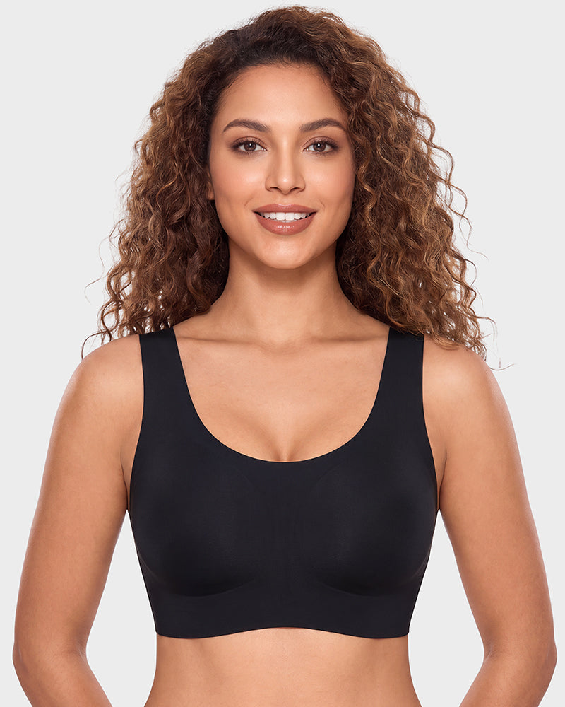 Seamless Wireless Full-Coverage T-Shirt Bra - FirmaSmooth