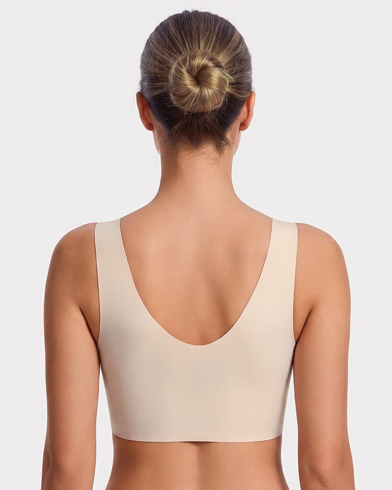 Seamless Wireless Full-Coverage T-Shirt Bra - FirmaSmooth