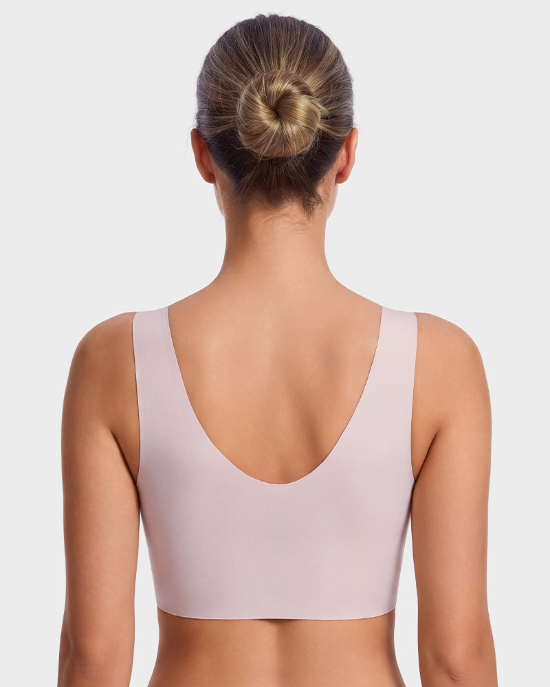 Seamless Wireless Full-Coverage T-Shirt Bra - FirmaSmooth