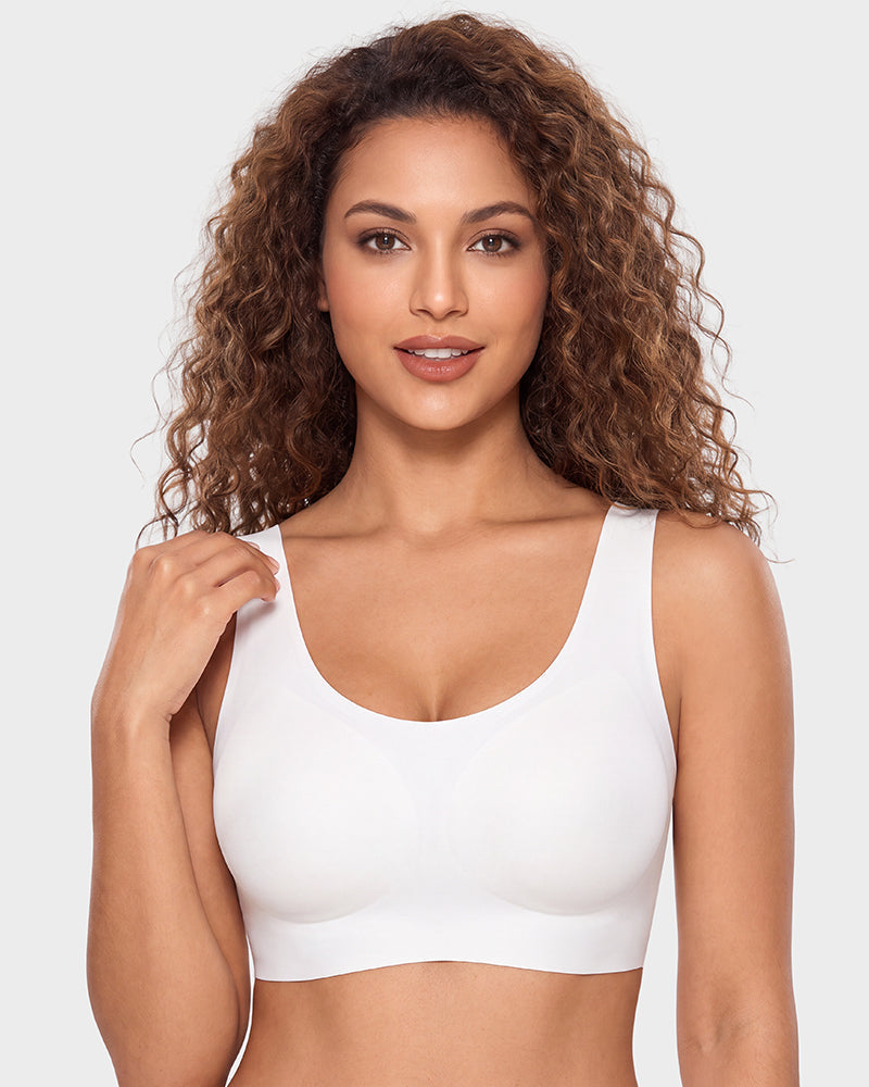 Seamless Wireless Full-Coverage T-Shirt Bra - FirmaSmooth