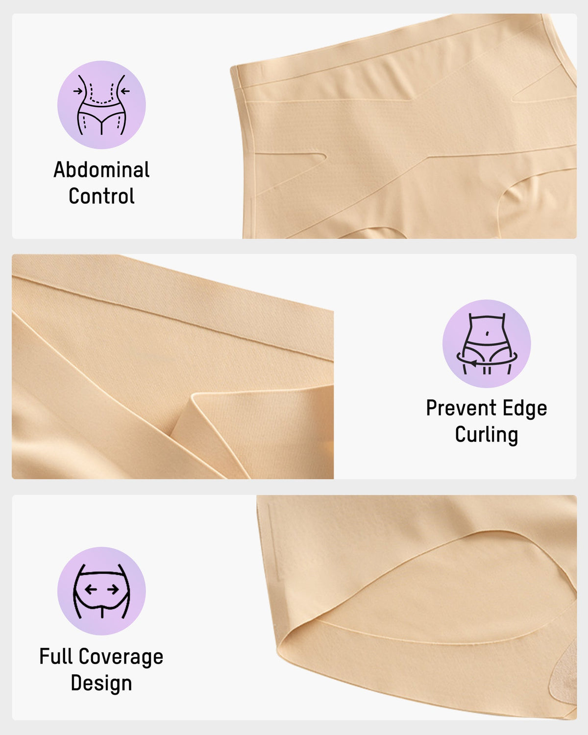 Seamless High-Waist Shaping Knickers 6-Pack - FirmaControl