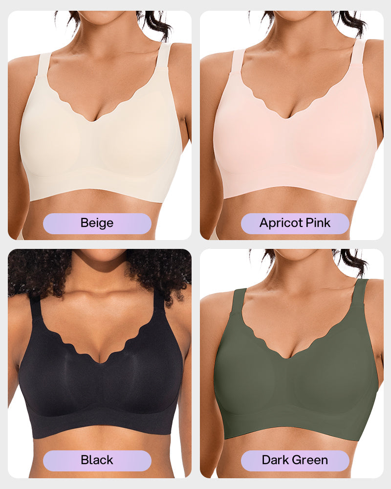 Seamless Wireless Smoothing Push-Up Bra - FirmaSmooth