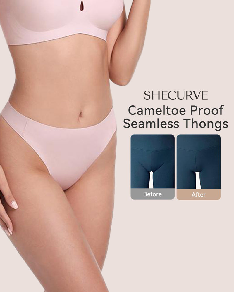 Seamless No-Show Thongs 5-Pack - FirmaSmooth
