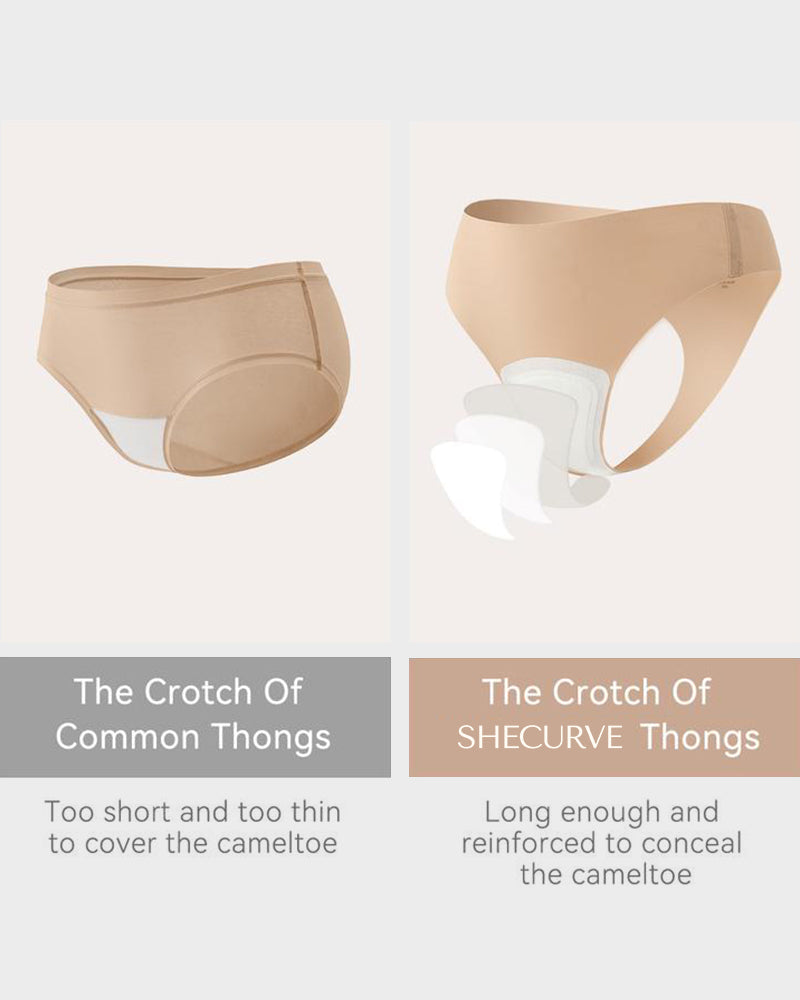 Seamless No-Show Thongs 5-Pack - FirmaSmooth