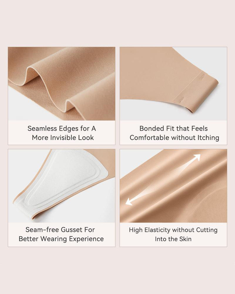 Seamless No-Show Thongs 5-Pack - FirmaSmooth