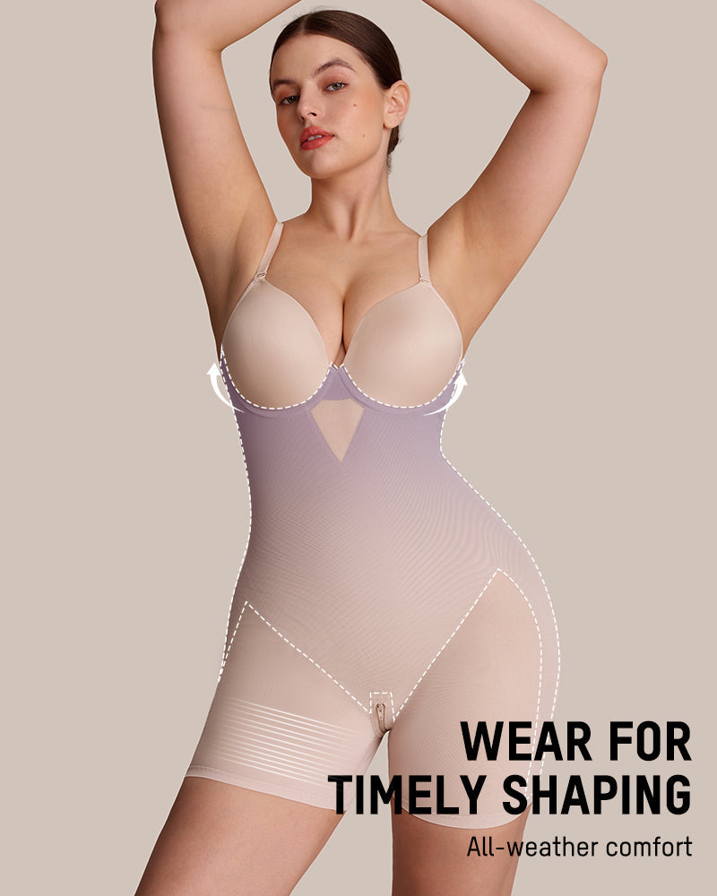 Seamless Full-Body Shaping Bodysuit - FirmaSculpt