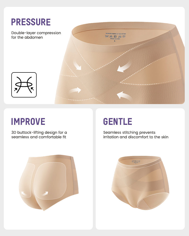 Seamless High-Waist Shaping Briefs 5-Pack - FirmaControl