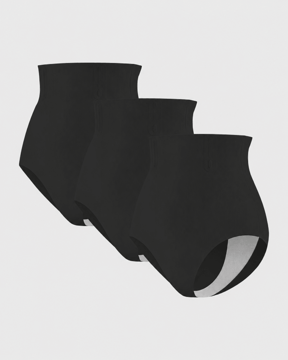High-Waisted Tummy Control Shaping Briefs 3-Pack - FirmaControl