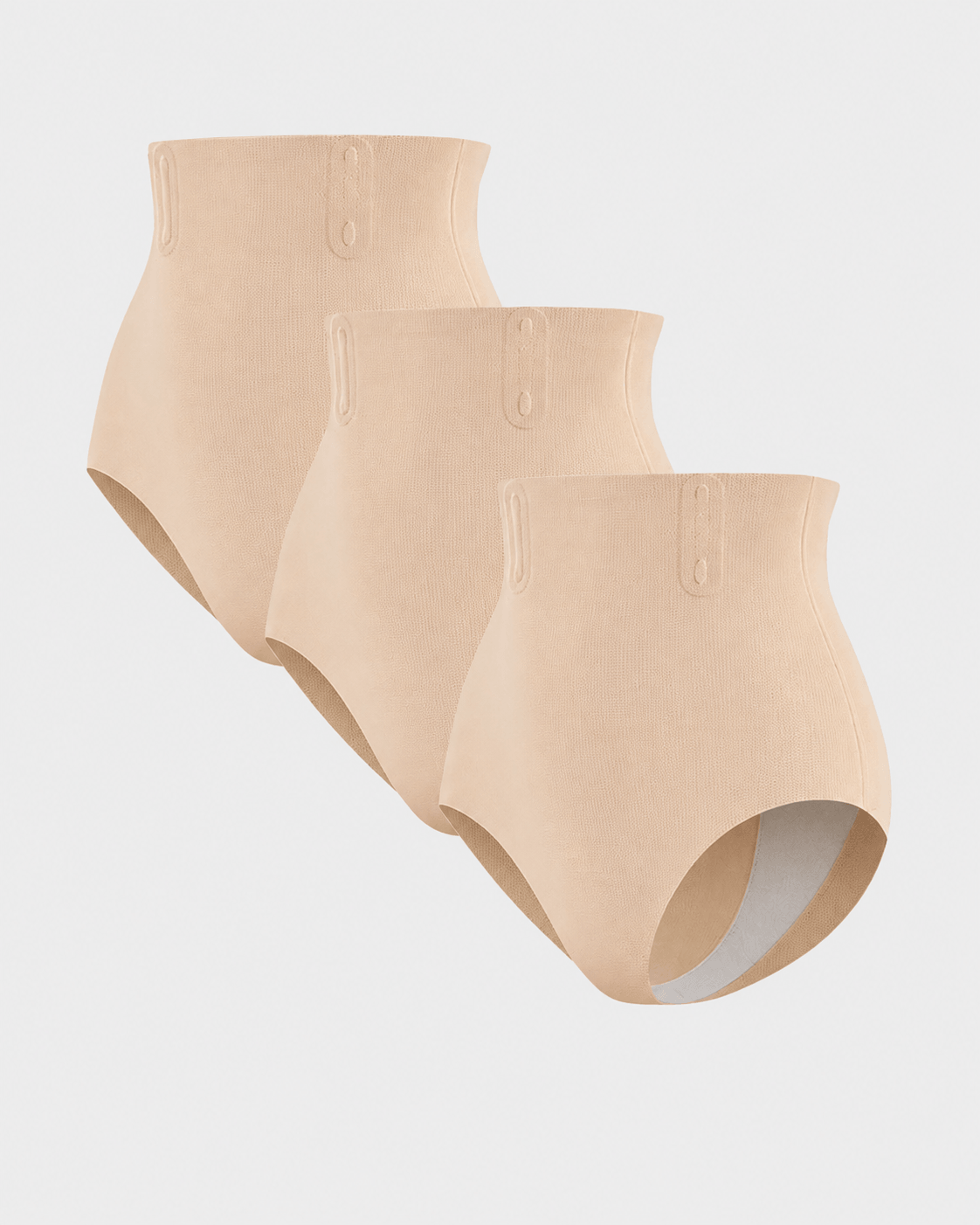 High-Waisted Tummy Control Shaping Briefs 3-Pack - FirmaControl