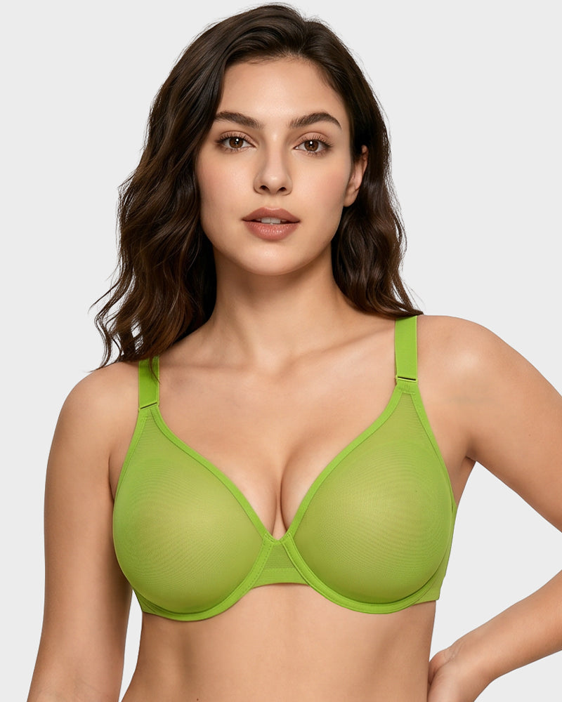 Seamless Mesh Underwire Bra - FirmaBreeze
