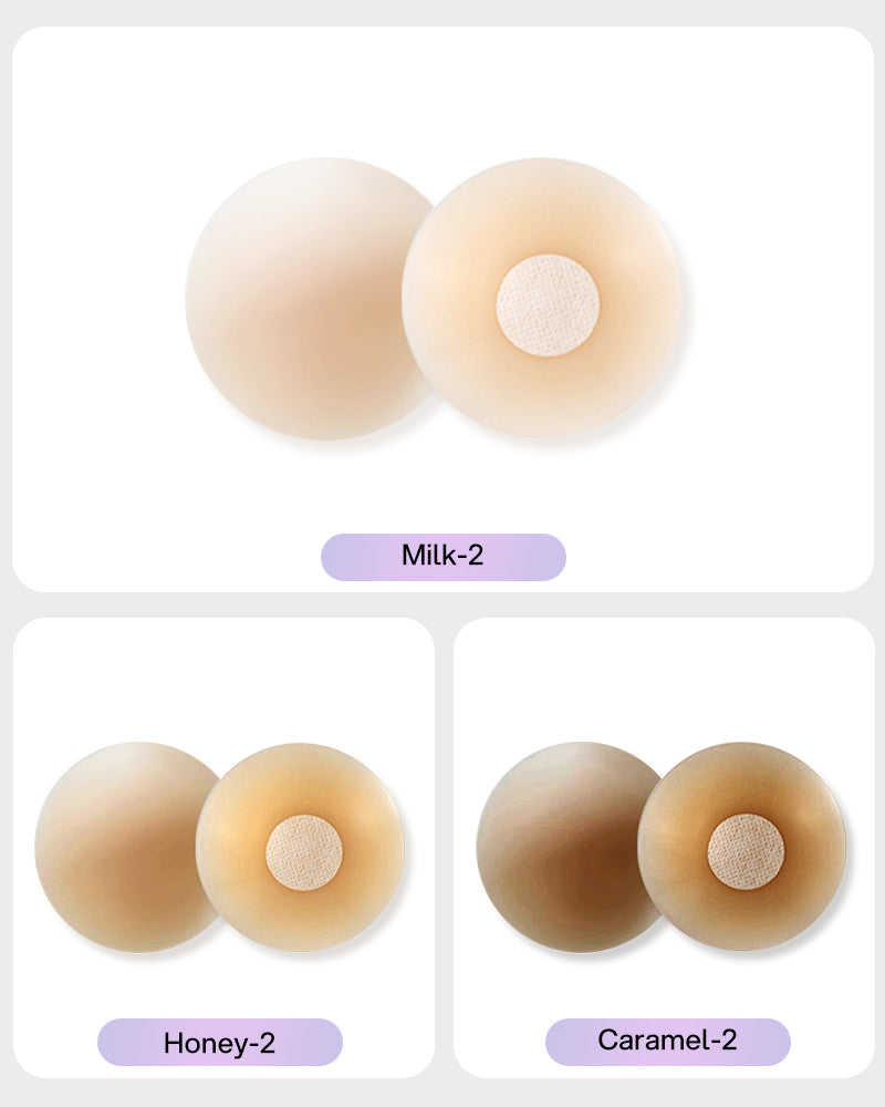Seamless Non-Adhesive Nipple Covers 2-Pack - FirmaSmooth