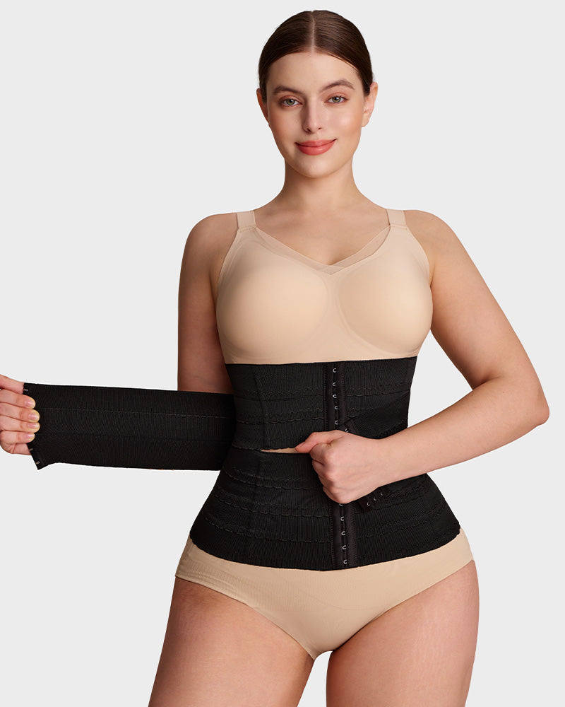 Segmented Steel-Boned Waist Trainer Corset - FirmaControl