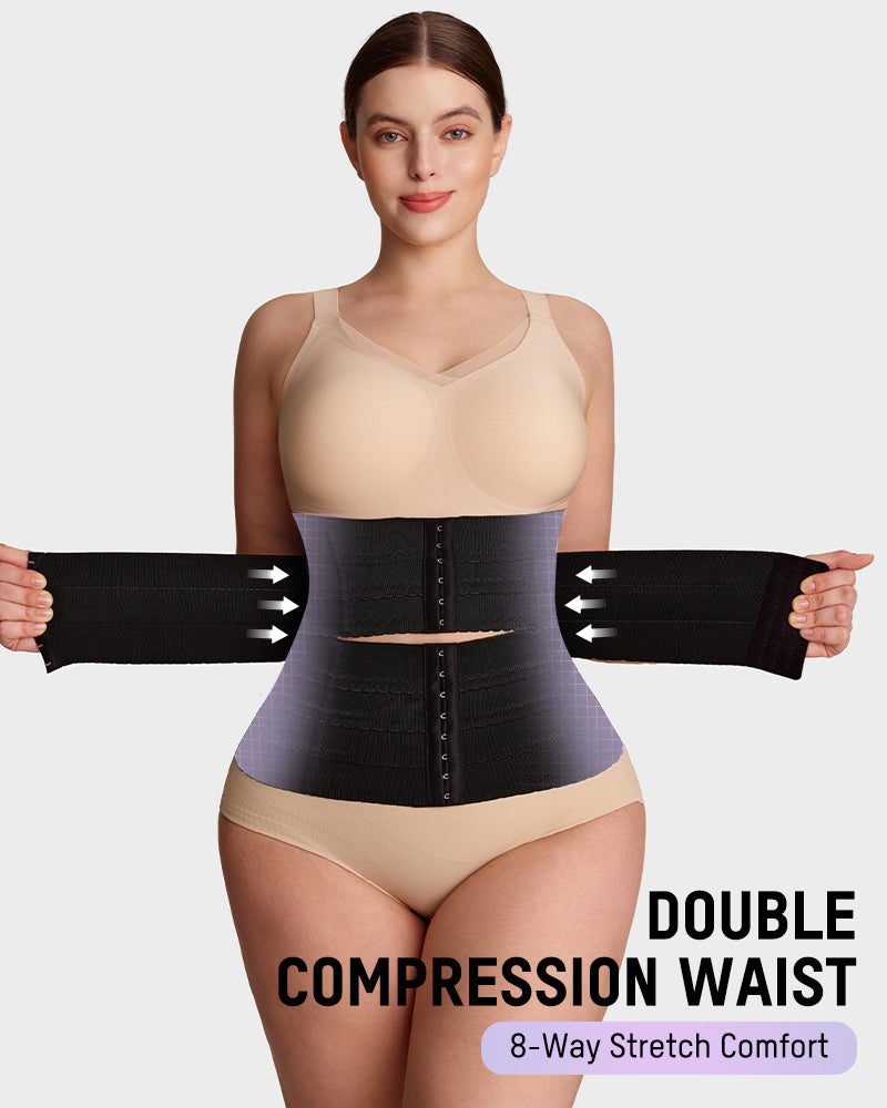 Segmented Steel-Boned Waist Trainer Corset - FirmaControl