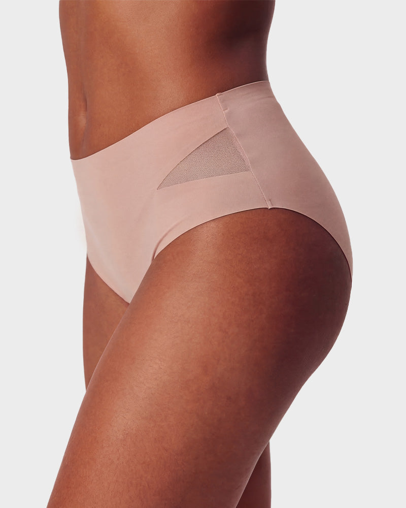Seamless Mesh Cutout Knickers 5-Pack - FirmaBreeze